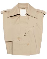 JNBY - Double-breasted Trench Vest - Lyst