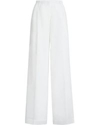 Brunello Cucinelli - Organza Monili-Detail Trousers - Lyst