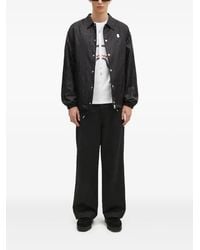 A Bathing Ape - Logo-Pattern Shirt Jacket - Lyst