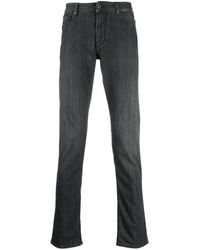 Emporio Armani Slim-fit Jeans - Zwart