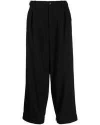 Yohji Yamamoto - Pantalon de costume à design plissé - Lyst