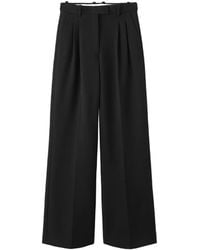 Almada Label - Pleated Wide-Leg Trousers - Lyst