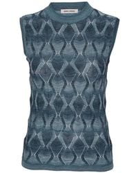 Henrik Vibskov - Resonance Pointelle-Knit Top - Lyst