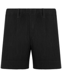 Issey Miyake - Pleated Shorts - Lyst