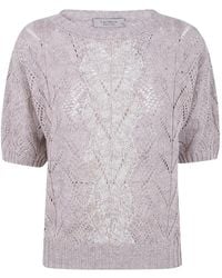 D.exterior - Openwork T-Shirt - Lyst