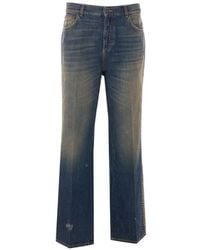 Amiri - Ma Fit Embellished Stripe Jeans - Lyst