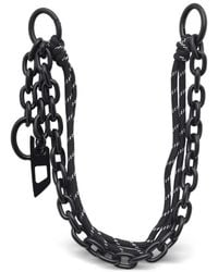 DIESEL - Charm Chain-D Con Colgante Del Logo - Lyst