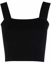 Maje - Square-neck Crop Top - Lyst