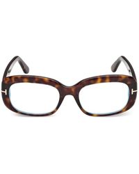 Tom Ford - Lunettes De Vue Rectangulaires - Lyst