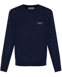 Givenchy - Pullover Mit Logo-Patch - Lyst