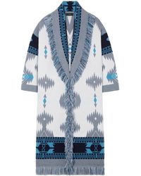 Alanui - Intarsia-Knit Jacquard Coat - Lyst
