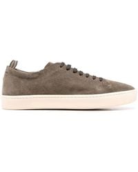 Officine Creative - Low-Top Suede Sneakers - Lyst