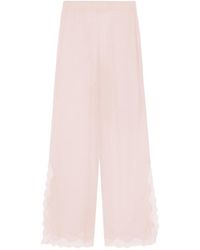 16Arlington - Ricci Lace-Trim Trousers - Lyst