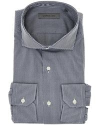 Corneliani - Checked Cotton Shirt - Lyst