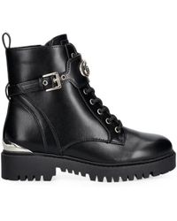 Guess - Buckle-Fastening Lace-Up Boots - Lyst