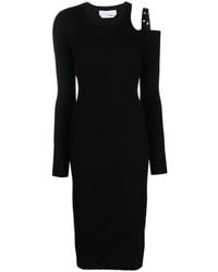 Blumarine - Midikleid Mit Cut-Out - Lyst