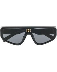 Dolce & Gabbana - Square-Frame Logo-Plaque Sunglasses - Lyst
