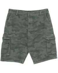 Daily Paper - Camouflage Cargo Shorts - Lyst