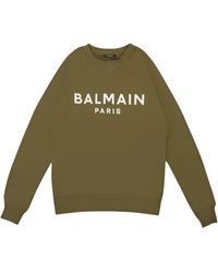 Balmain - プリント スウェットシャツ - Lyst