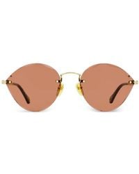 Chloé - Geometric-Frame Rimless Sunglasses - Lyst