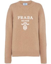Prada - Klassischer Intarsien-Pullover - Lyst