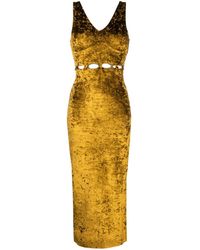 Nanushka - Uitgesneden Midi-jurk - Lyst