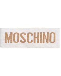 Moschino - Logo-Intarsia Knitted Headband - Lyst