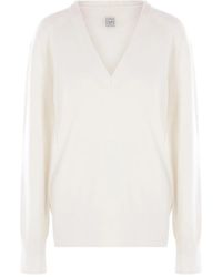 TOTEME - V-Neck Cashmere Sweater - Lyst