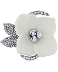 Oscar de la Renta - Pearl Blossom Flower-Shaped Hair Clip - Lyst