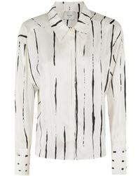 Alysi - Gestreept Blouse - Lyst