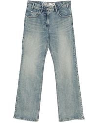OPEN YY - Frayed-Hem Jeans - Lyst