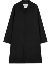 Jil Sander - Button-Up Wool Coat - Lyst