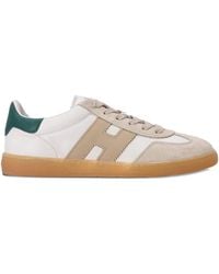 Hogan - Panelled Leather Sneakers - Lyst
