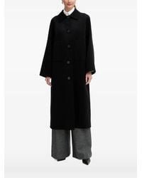 ARMANI EXCHANGE - Button-Fastening Coat - Lyst