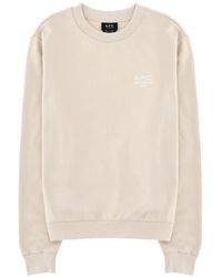 A.P.C. - Pullover Mit Logo - Lyst