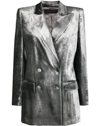Alberta Ferretti - Chaqueta Con Doble Botonadura - Lyst