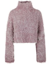 JW Anderson - Cut-Out Cropped Jumper - Lyst