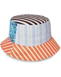 Paul Smith - Floral Stripe Bucket Hat - Lyst