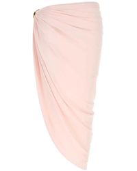 Sportmax - Licenza Draped Asymmetric Midi Skirt - Lyst