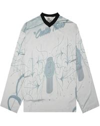 JUNGLES JUNGLES - Outta Time Mesh Jersey T-Shirt - Lyst