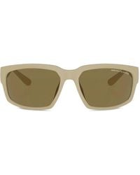 ARMANI EXCHANGE - Rectangle-Frame Sunglasses - Lyst