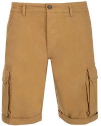 Al Duca d'Aosta - Button-Fastening Cotton Cargo Shorts - Lyst