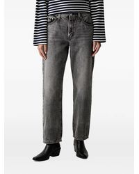 Levi's - Easy Dad Washed Straight-Leg Jeans - Lyst