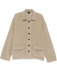 Avant Toi - Button-Up Flap-Pocket Jacket - Lyst