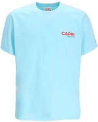 Mc2 Saint Barth - Logo-print Cotton T-shirt - Lyst