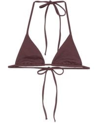Matteau - Haut De Bikini String À Bonnets Triangles - Lyst