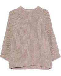 EMERSON RENALDI - Ribbed-Knit Raglan-Sleeve Sweater - Lyst