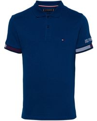 Tommy Hilfiger - Embroidered-logo Piqué Polo Shirt - Lyst