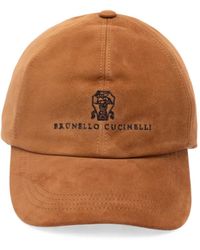 Brunello Cucinelli - Casquette À Logo Brodé - Lyst