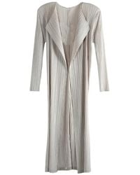 Pleats Please Issey Miyake - Monthly Colors January Pleated Notch-Lapel Coat - Lyst